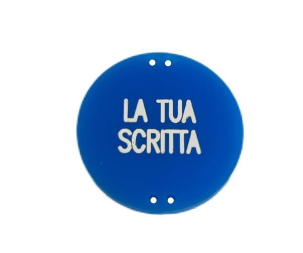 braccialetto CERCHIO: con scritta personalizzata